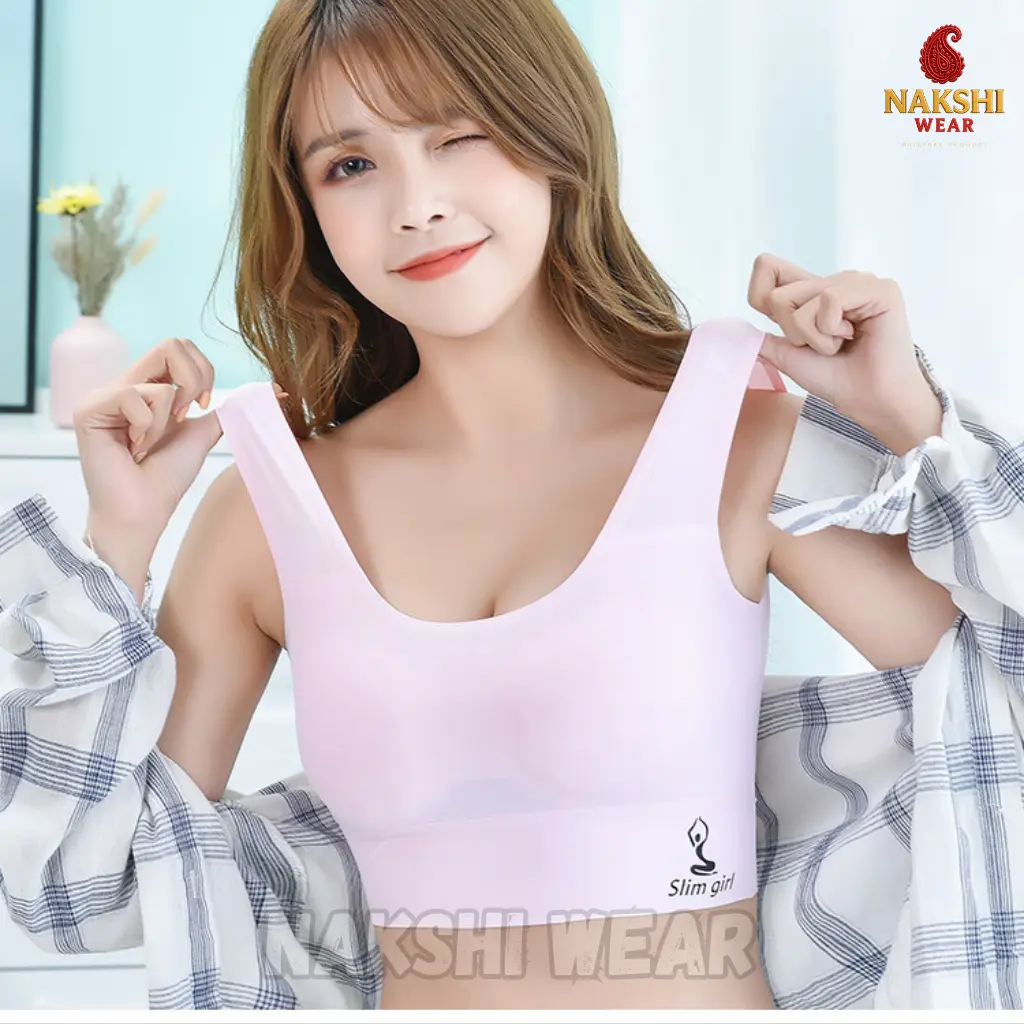 Seamless Camisole Slim Girl Bra - Image 7