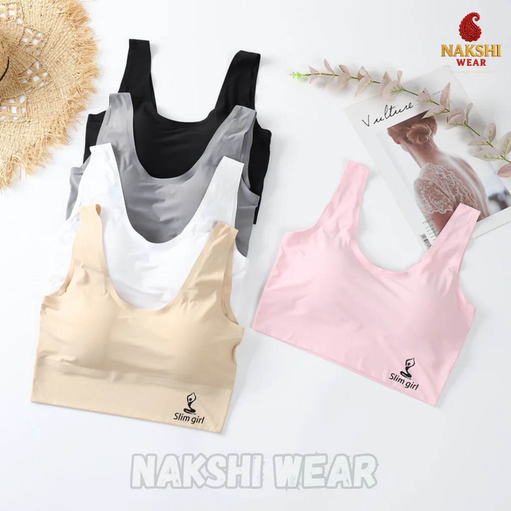 Seamless Camisole Slim Girl Bra - Image 4