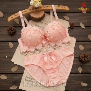 Embroidery Push-Up Bra & Penty Set