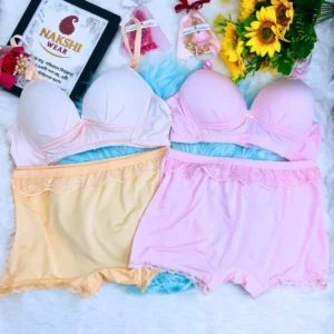 2 Pcs Bra 2 Pcs Penty Combo Set